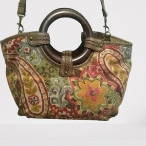 FOSSIL 1954 Paisley Fabric Purse